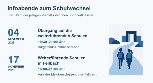 Zum Artikel: Informationen für Eltern der Viertklässlerinnen und Viertklässler