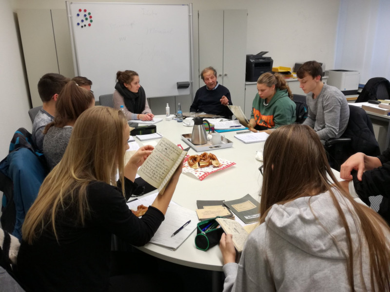 Der Seminarkurs mit dem Zeitzeugen Paul Bergmann